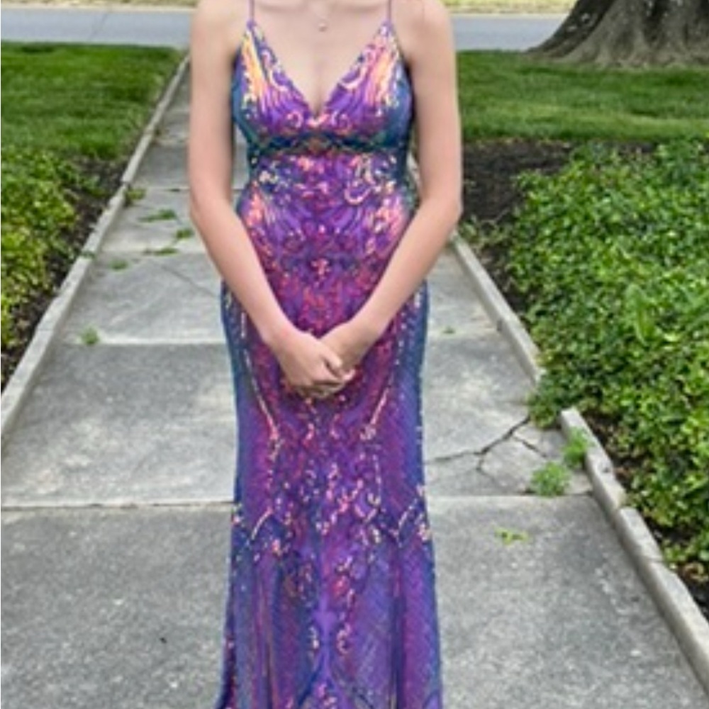 Multicolor Windsor Prom Dress